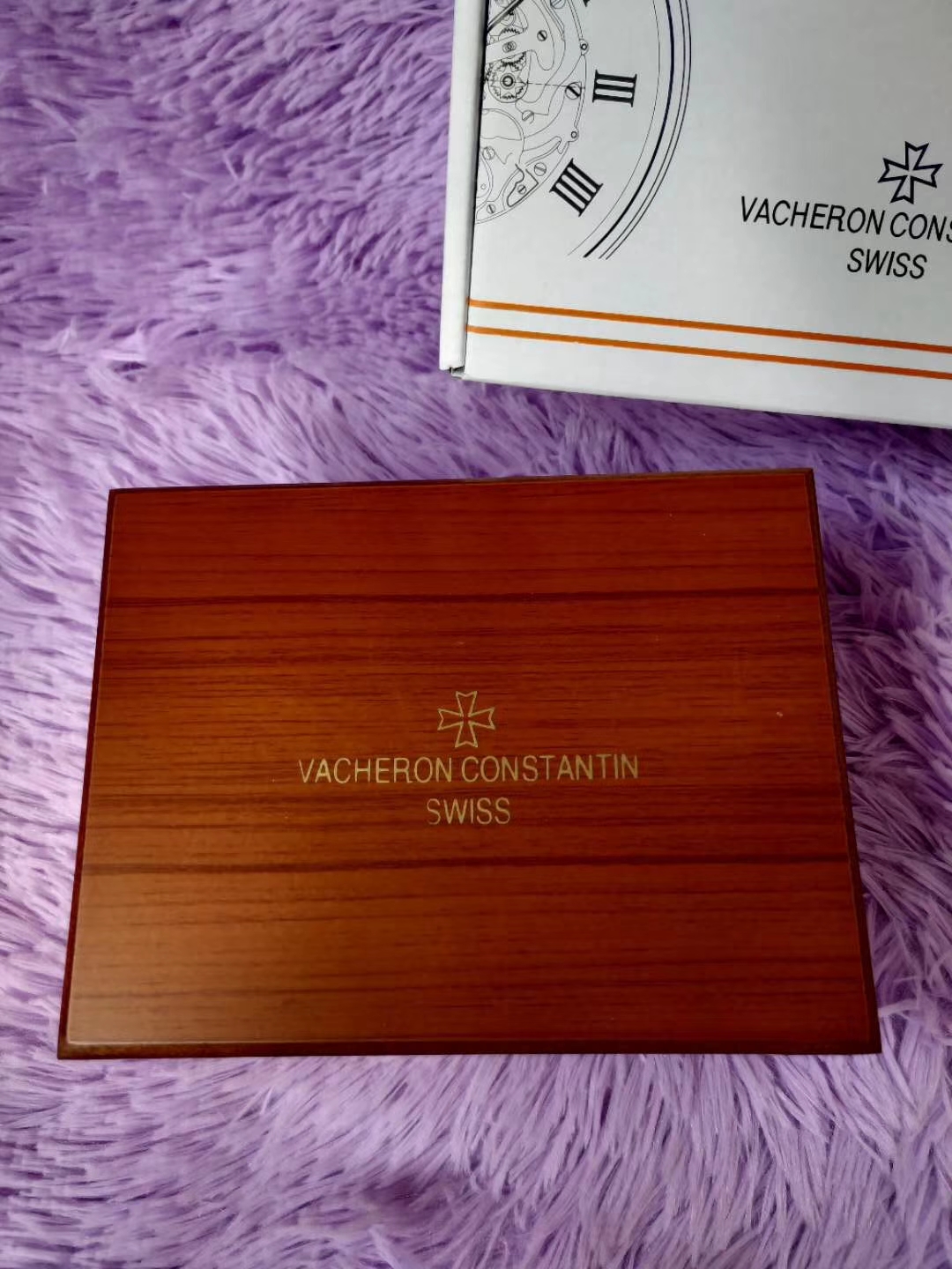 Replica Vacheron Constantin Red Wood tattoo Watch Box